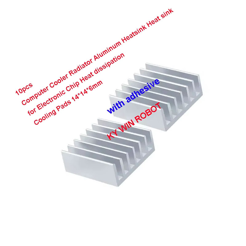 10 шт. миниатюрных алюминиевых – обзор и цена Heatsink